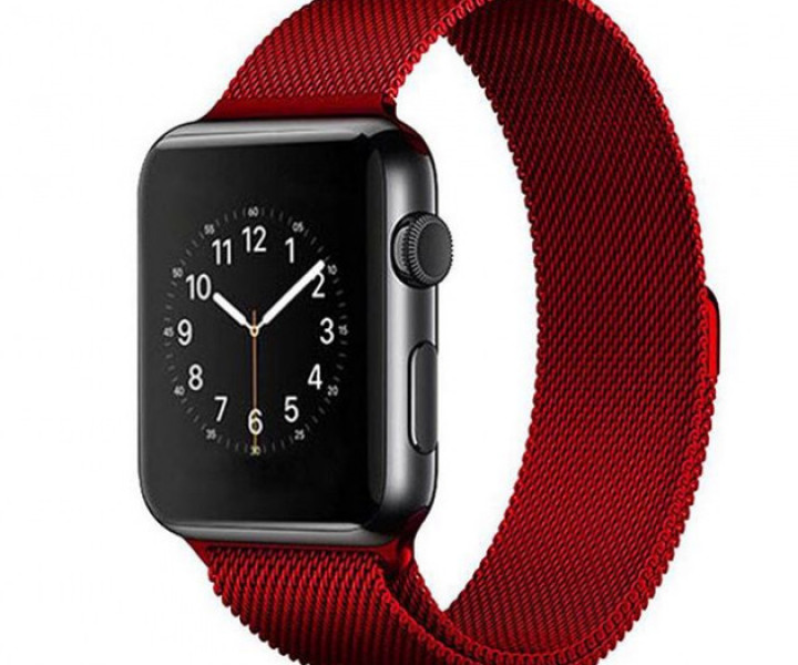 Ремешок Apple Watch 38mm Milanese Loop Red